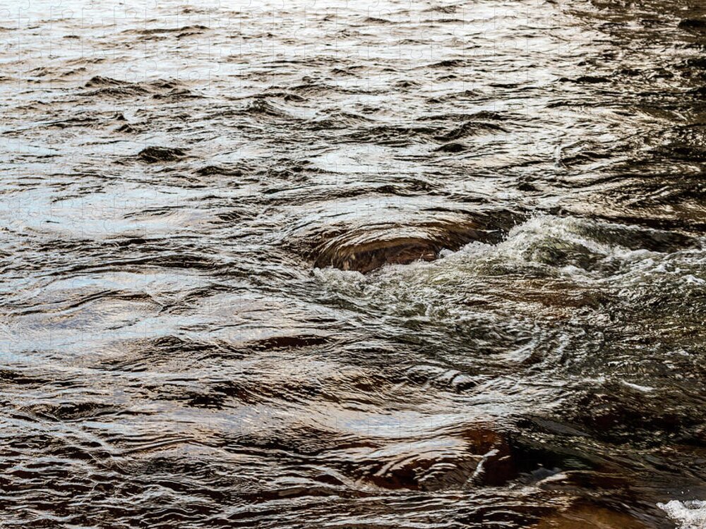 Landscapes Jigsaw Puzzle featuring the photograph Waterscapes - Delaware River - Clean Water Photography 2 by Amelia Pearn
