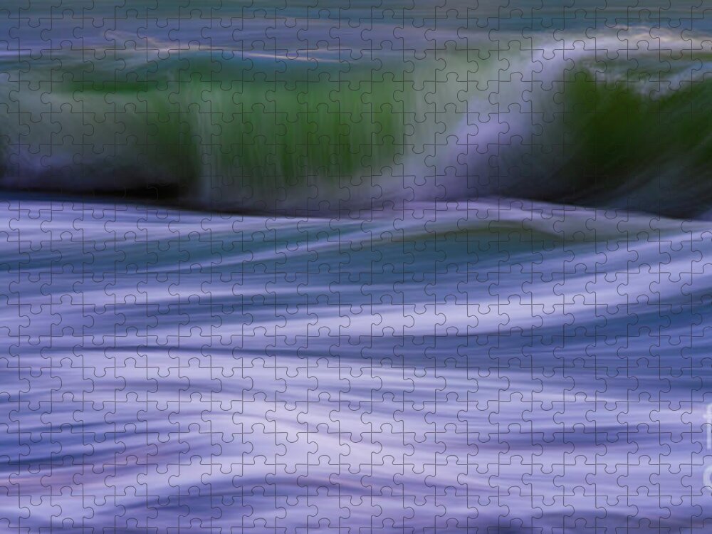 Wave Jigsaw Puzzle featuring the photograph Waves Flow and Colors by Mike Reid