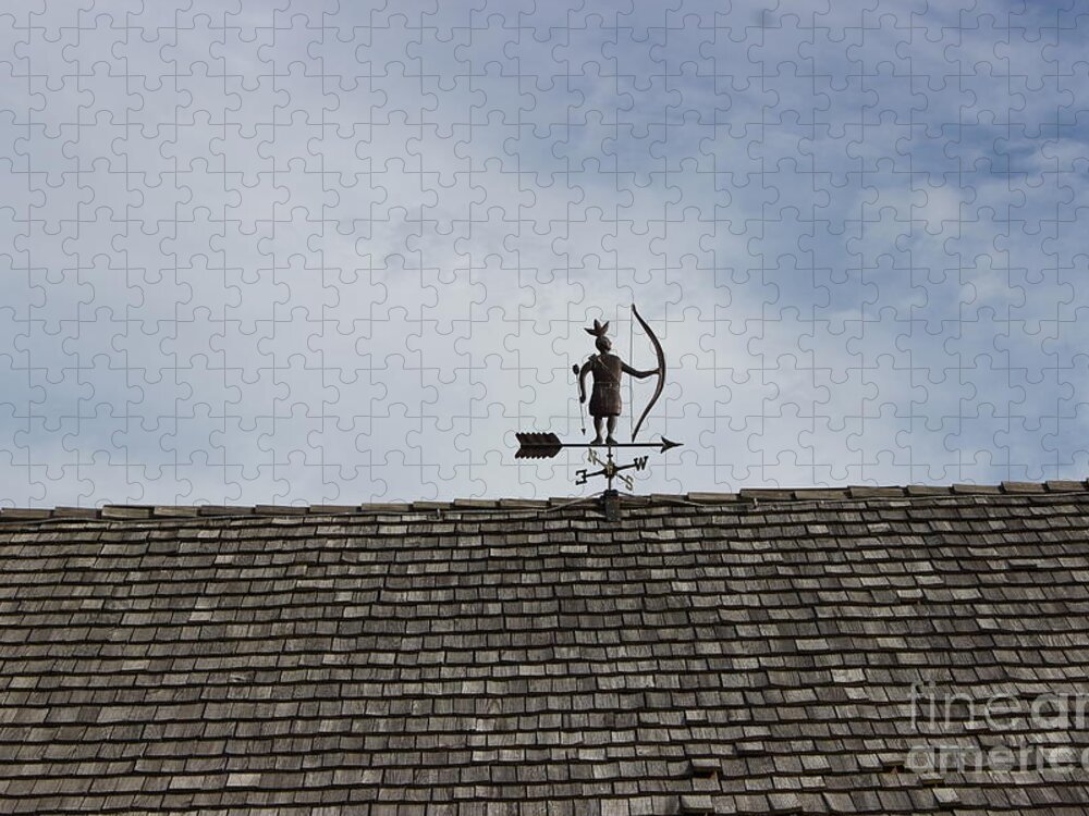  Jigsaw Puzzle featuring the photograph Weather vane by Annamaria Frost