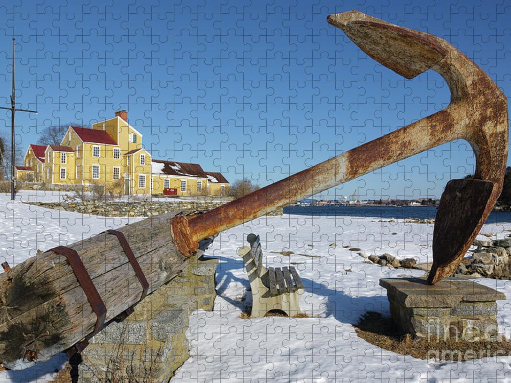 Massachusetts Bay Colony Jigsaw Puzzle featuring the photograph Wentworth Coolidge Mansion - Portsmouth New Hampshire by Erin Paul Donovan