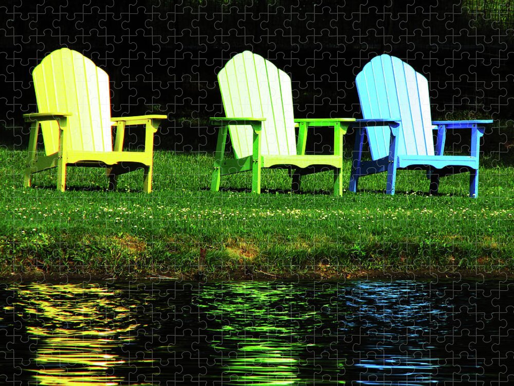 Color Jigsaw Puzzle featuring the photograph Westchester Adirondacks by Rick Locke - Out of the Corner of My Eye