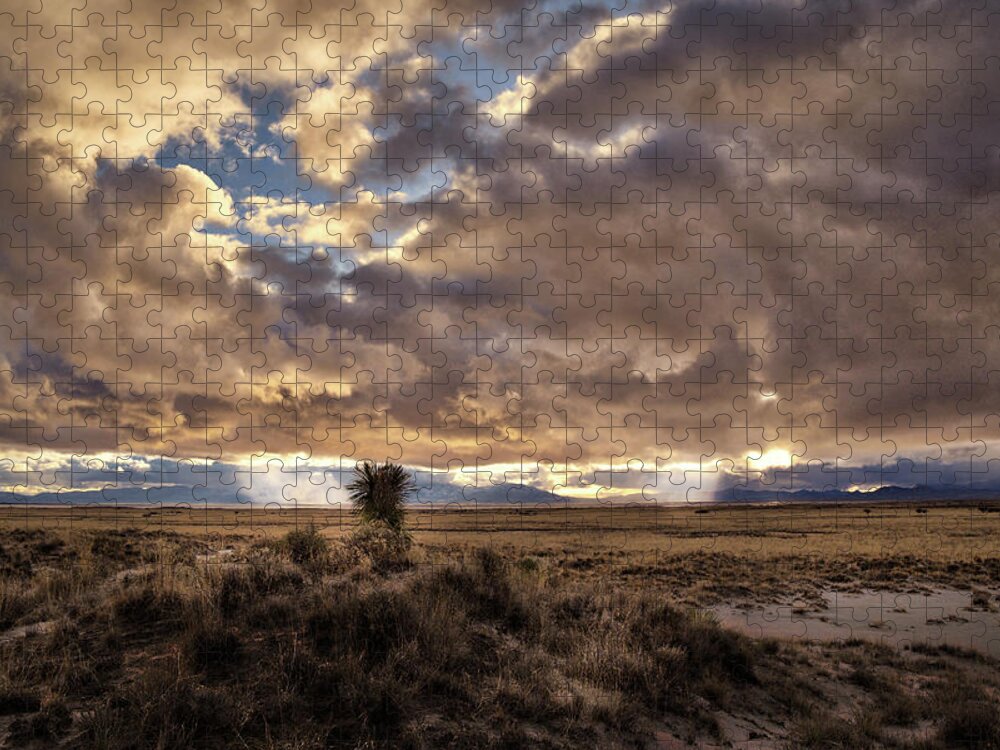 Heaven Jigsaw Puzzle featuring the photograph Where Heaven and Earth Meet by Chance Kafka