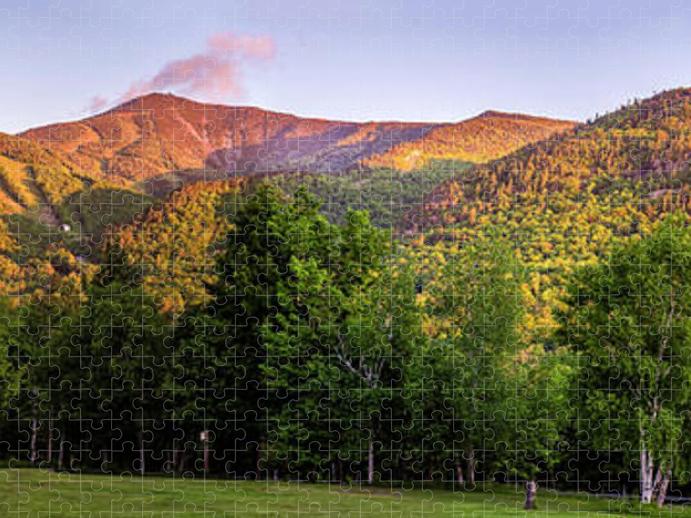 Whiteface At Sunrise Jigsaw Puzzle featuring the photograph Whiteface At Sunrise by Mark Papke