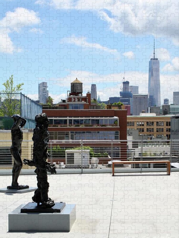 Whitney Museum Of Art In New York City Jigsaw Puzzle featuring the photograph Whitney Museum NYC by Flavia Westerwelle