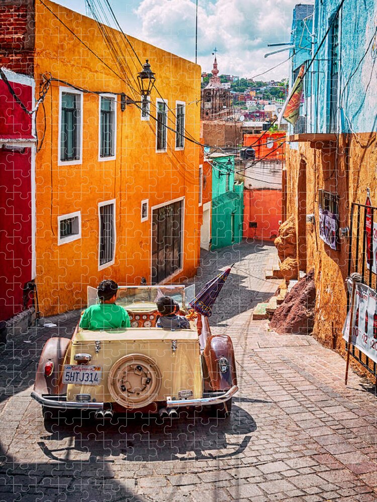 Guanajuato Jigsaw Puzzle featuring the photograph Who said Mexicans were poor by Tatiana Travelways