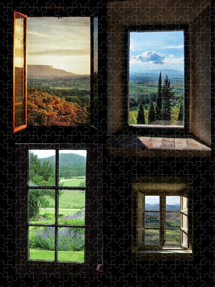 Windows Jigsaw Puzzle featuring the photograph Windows on Worlds by Lorena Cassady
