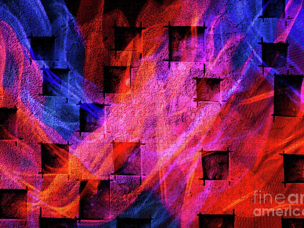 Abstracts Jigsaw Puzzle featuring the photograph Winds of Fire by Marilyn Cornwell