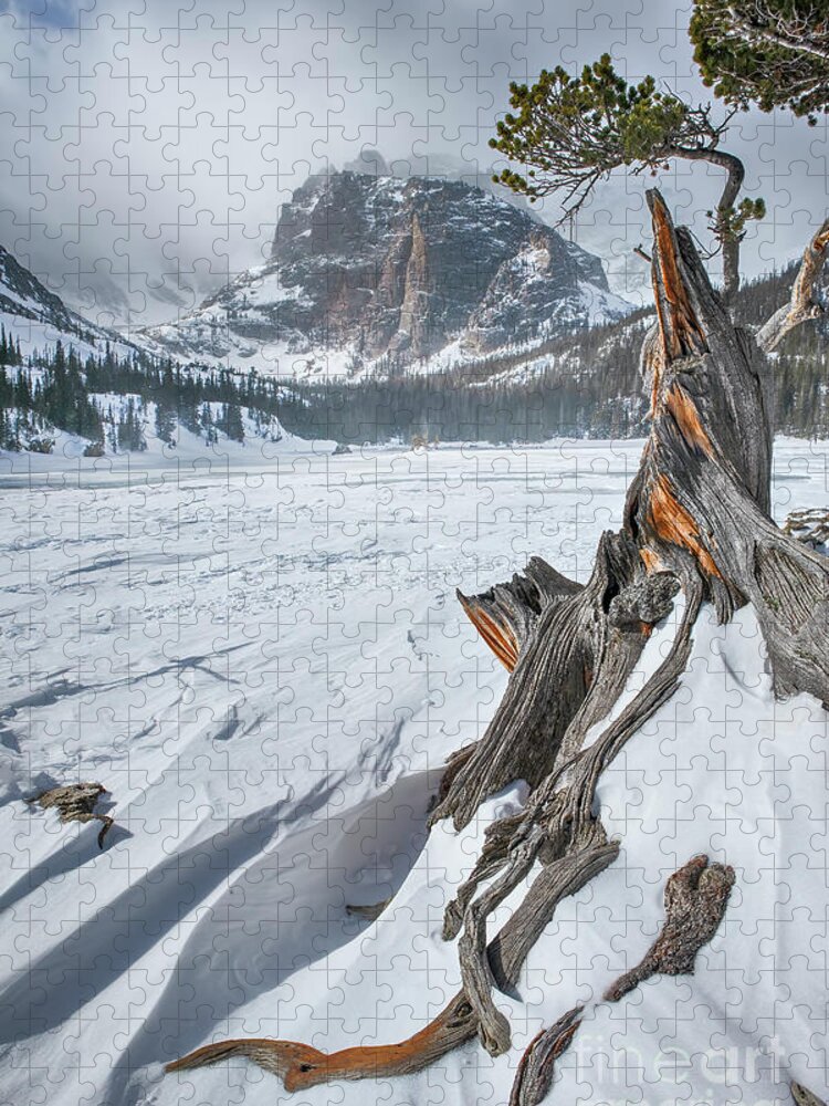 The Loch Jigsaw Puzzle featuring the photograph Winter at The Loch Vale by Ronda Kimbrow