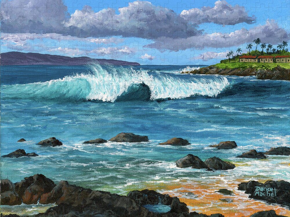 Beach Jigsaw Puzzle featuring the photograph Winter In Napili by Darice Machel McGuire