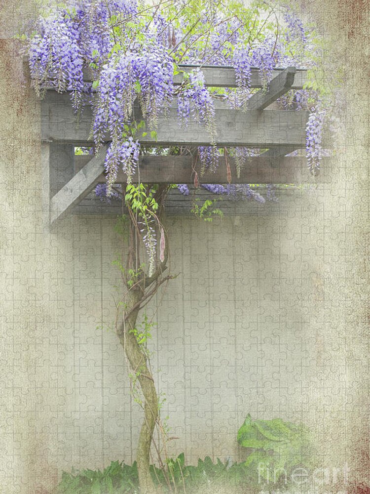 Flowers Jigsaw Puzzle featuring the photograph Wisteria Tree by Marilyn Cornwell
