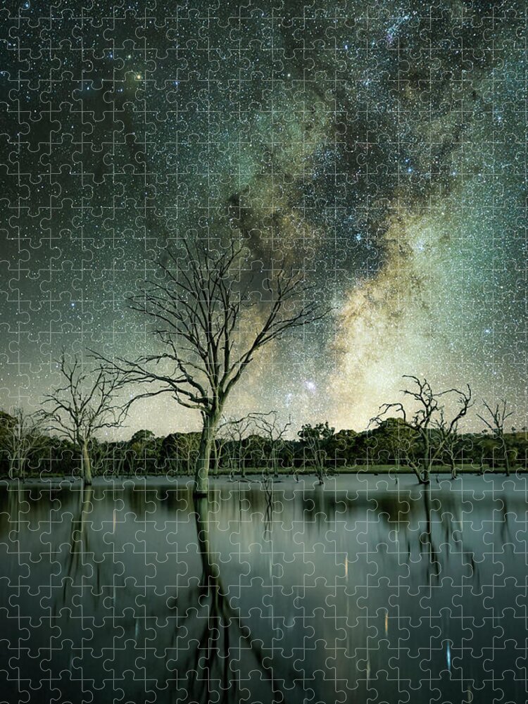 Astro Photography Jigsaw Puzzle featuring the photograph Surreal by Ari Rex