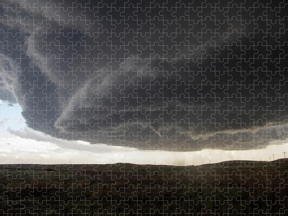 Nebraskasc Jigsaw Puzzle featuring the photograph Wray Colorado Tornado 026 by Dale Kaminski