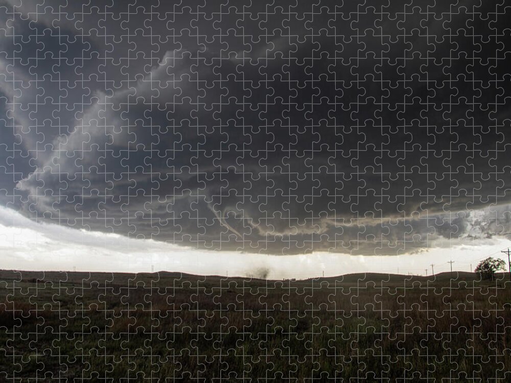 Nebraskasc Jigsaw Puzzle featuring the photograph Wray Colorado Tornado 036 by Dale Kaminski