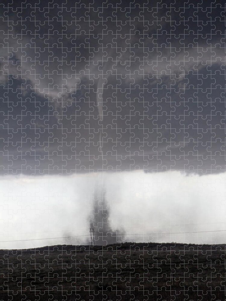 Nebraskasc Jigsaw Puzzle featuring the photograph Wray Colorado Tornado 056 by Dale Kaminski