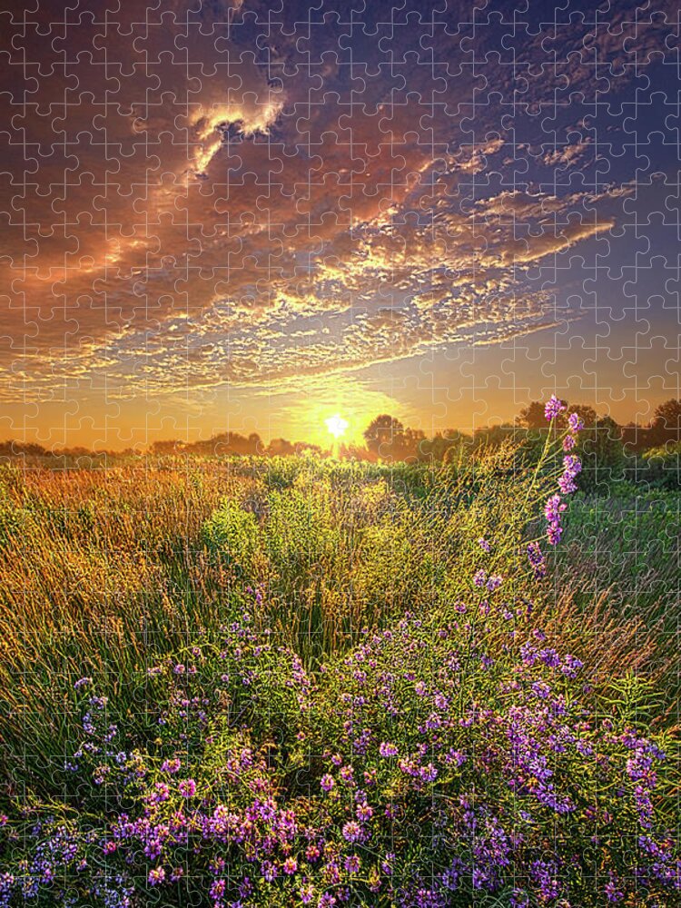Dramatic Jigsaw Puzzle featuring the photograph Your Voice Will Call To Me by Phil Koch