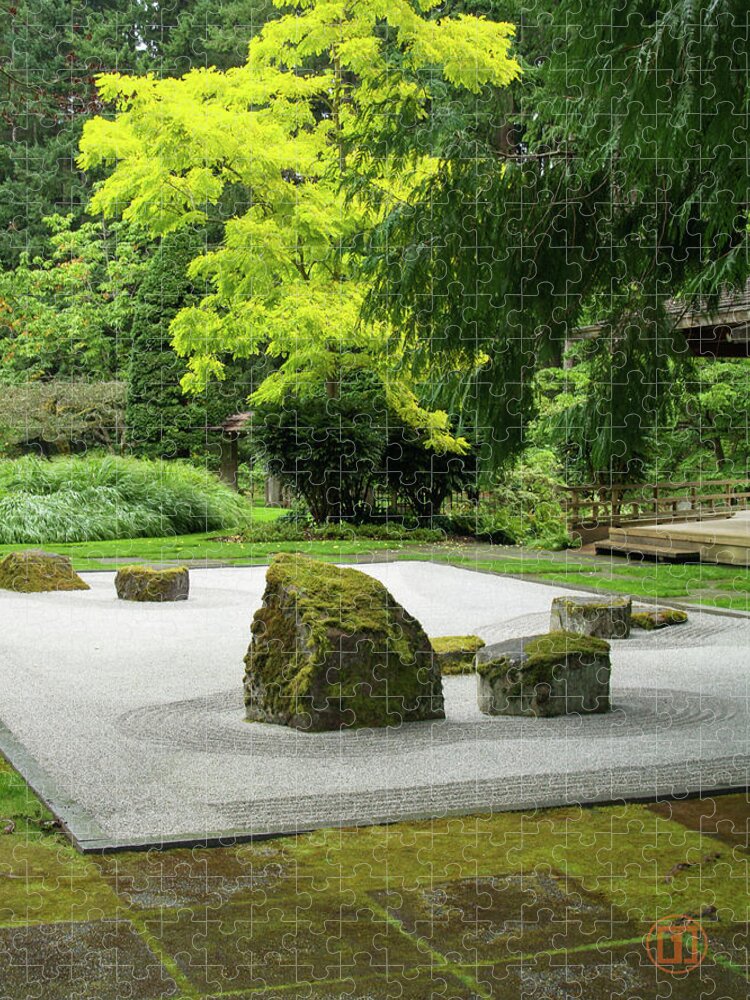 Seattle Jigsaw Puzzle featuring the photograph Zen Garden by Grey Coopre