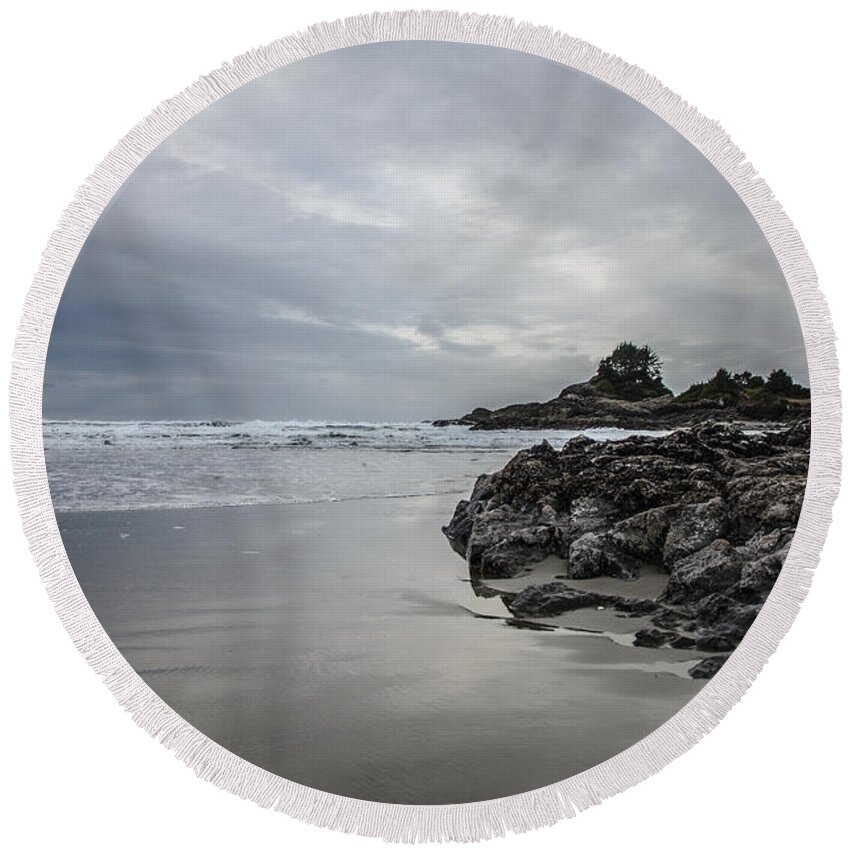 Cox Bay Round Beach Towel featuring the photograph Cox Bay Afternoon by Roxy Hurtubise