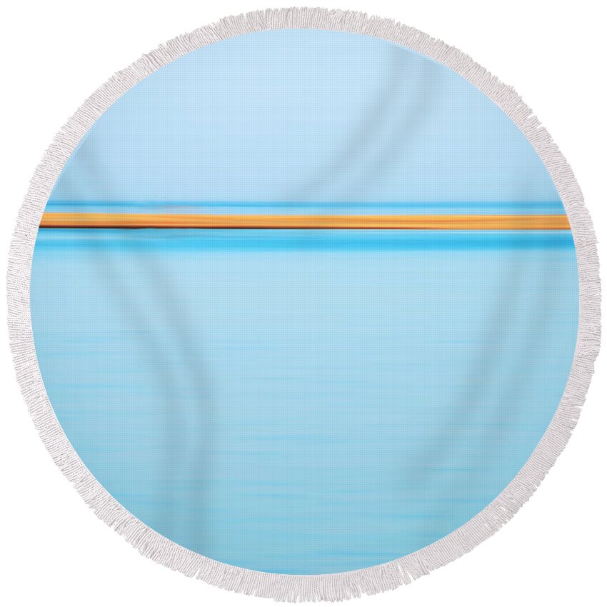 Sea Round Beach Towel featuring the photograph Dahab - Red Sea by Hannes Cmarits