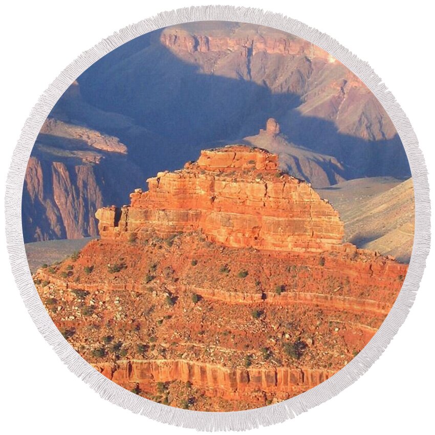Grand Canyon Round Beach Towel featuring the photograph Grand Canyon 66 by Will Borden