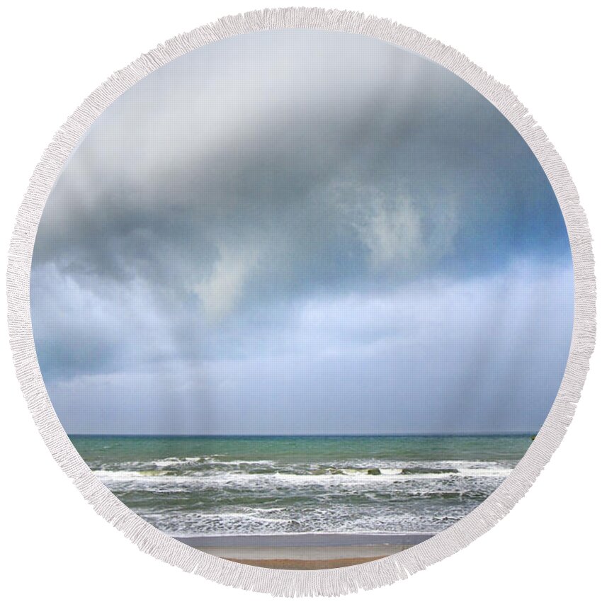 Topsail Round Beach Towel featuring the photograph Nature at its Best by Betsy Knapp