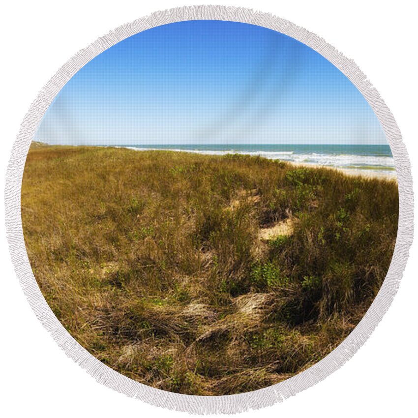 Atlantic Ocean Round Beach Towel featuring the photograph Ponte Vedra Beach by Raul Rodriguez