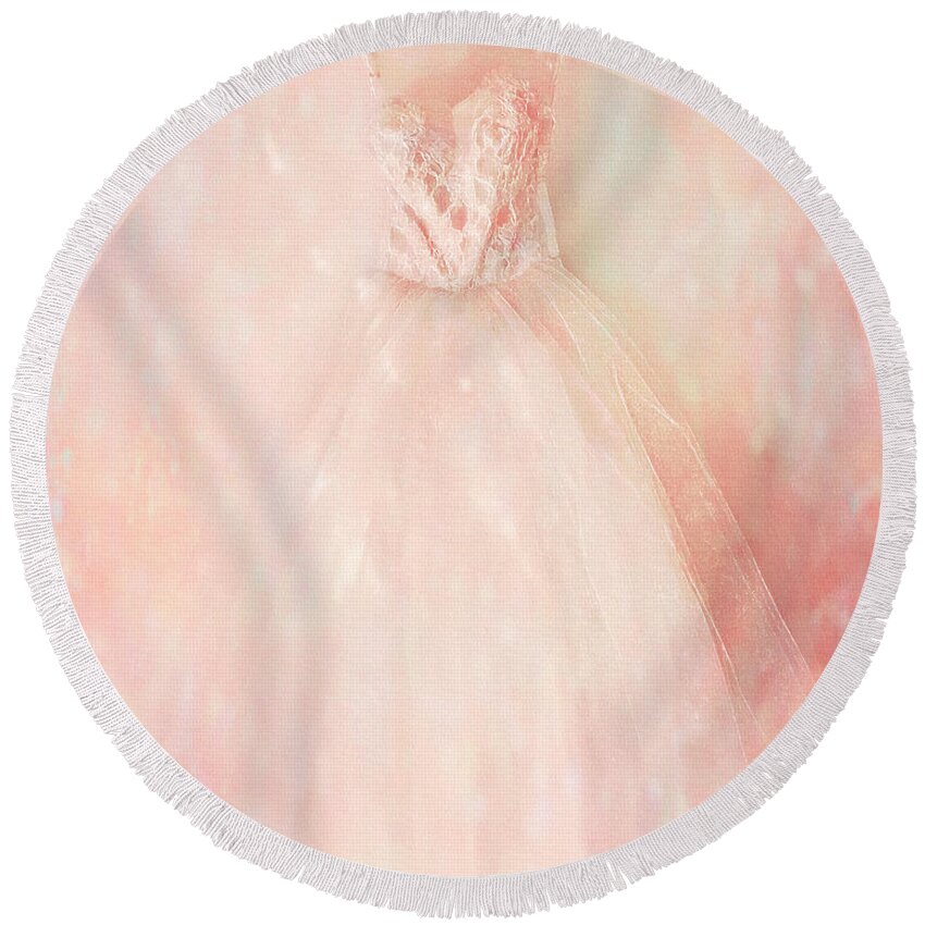 Whimsical Round Beach Towel featuring the photograph Ready For The Magic by Theresa Tahara