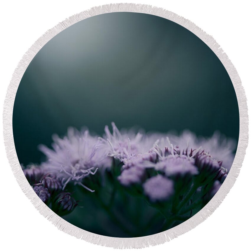 Flower Round Beach Towel featuring the photograph Susurration by Shane Holsclaw