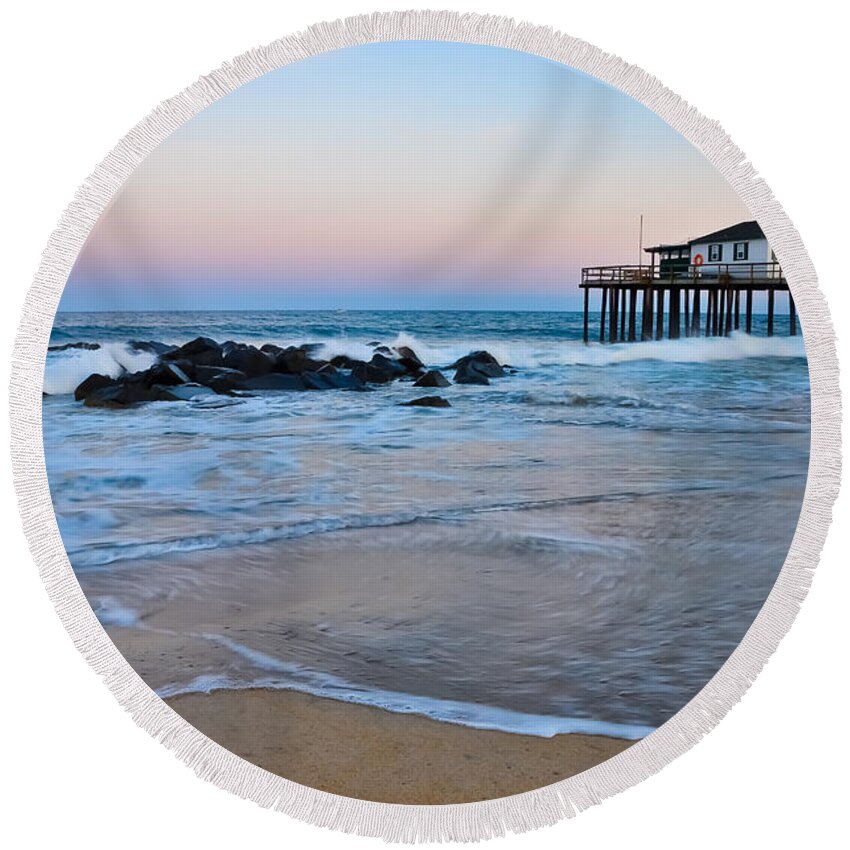 New Jersey Round Beach Towel featuring the photograph The OG by Kristopher Schoenleber