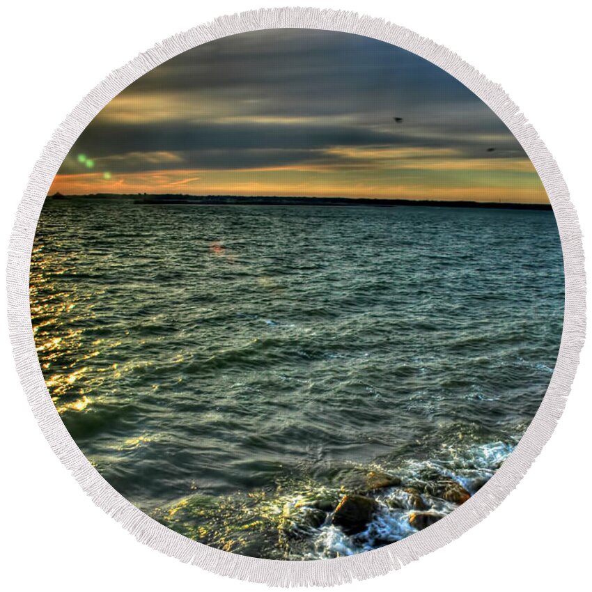  Round Beach Towel featuring the photograph 003 In Harmony with Nature Series by Michael Frank Jr