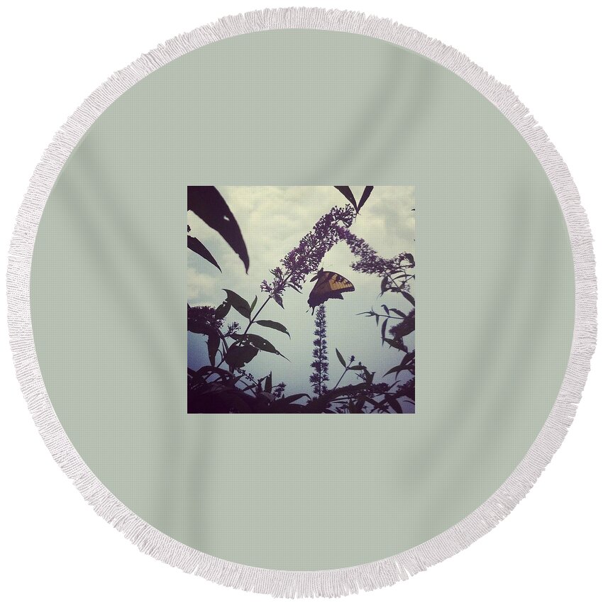  Round Beach Towel featuring the photograph Instagram Photo #881344292764 by Katie Cupcakes