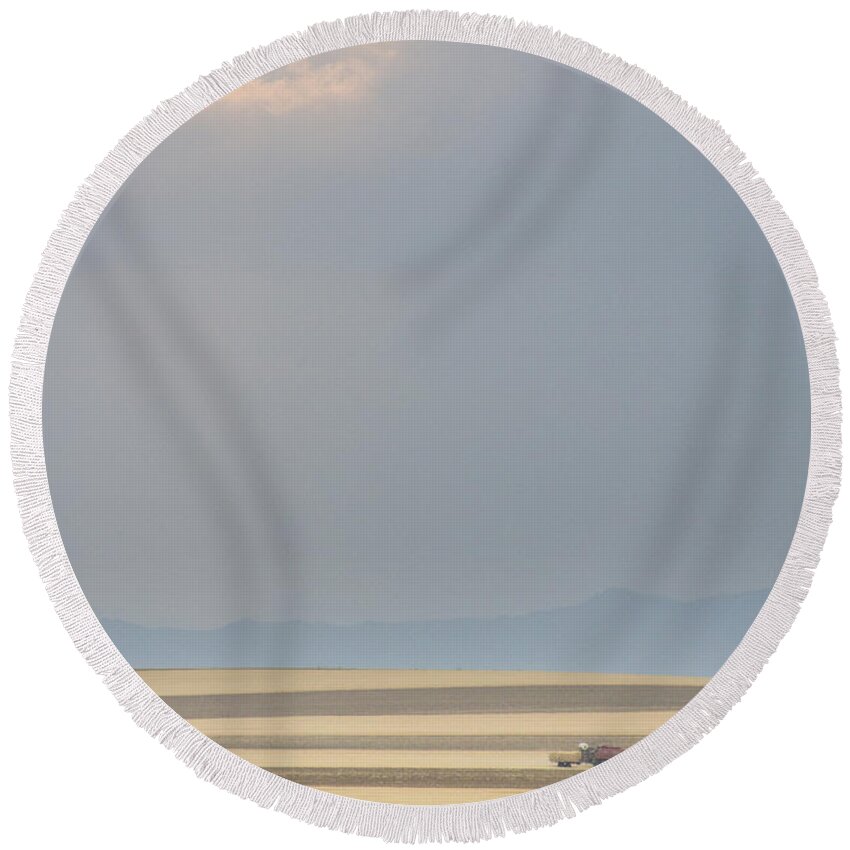 Portrait Round Beach Towel featuring the photograph Boulder County Colorado Open Space Portrait View by James BO Insogna