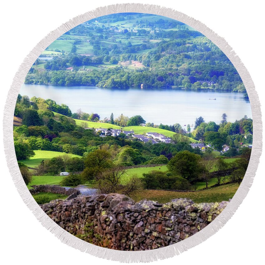 Windermere Round Beach Towel featuring the photograph Windermere - Lake District #1 by Joana Kruse
