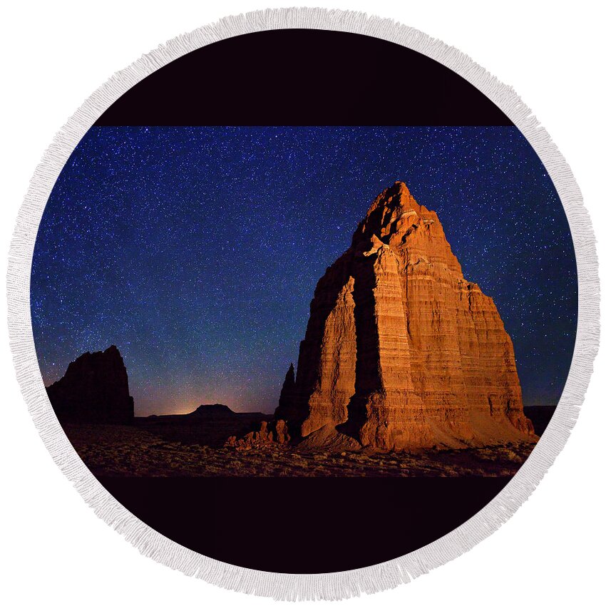 Mountain Round Beach Towel featuring the photograph Mountain #10 by Mariel Mcmeeking