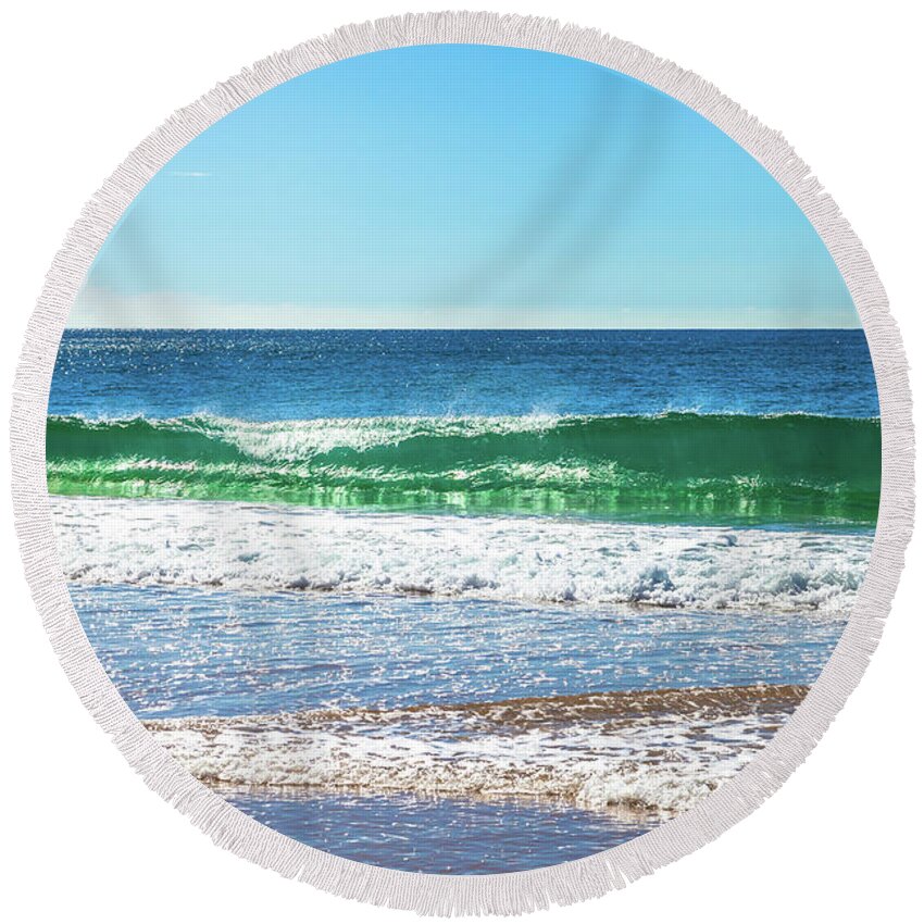 Australian Round Beach Towel featuring the photograph Royal National Park #2 by Benny Marty