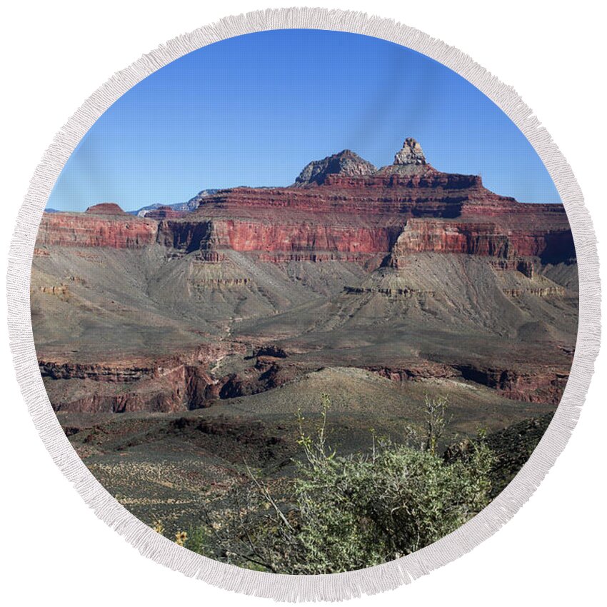 Grand Canyon Round Beach Towel featuring the photograph Grand Canyon National Park #3 by Gal Eitan