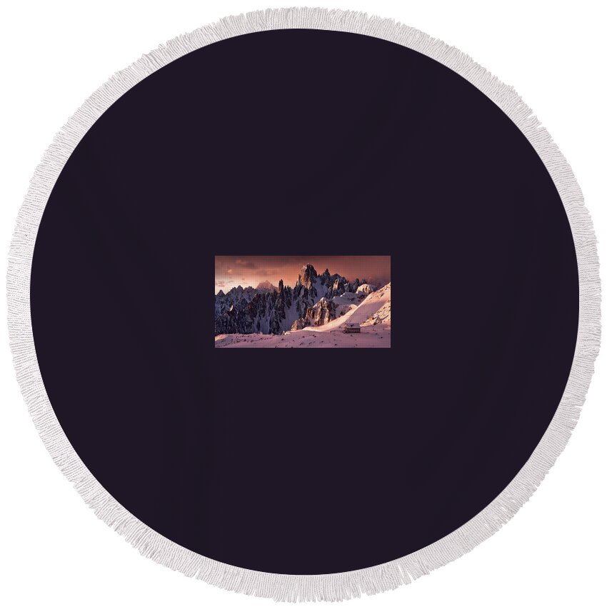 Scenic Round Beach Towel featuring the photograph Scenic #4 by Jackie Russo