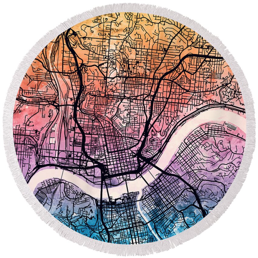 Designs Similar to Cincinnati Ohio City Map #5