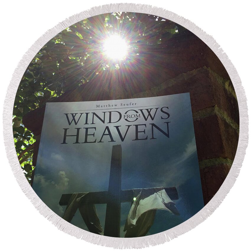 Book Round Beach Towel featuring the photograph Windows From Heaven #1 by Matthew Seufer