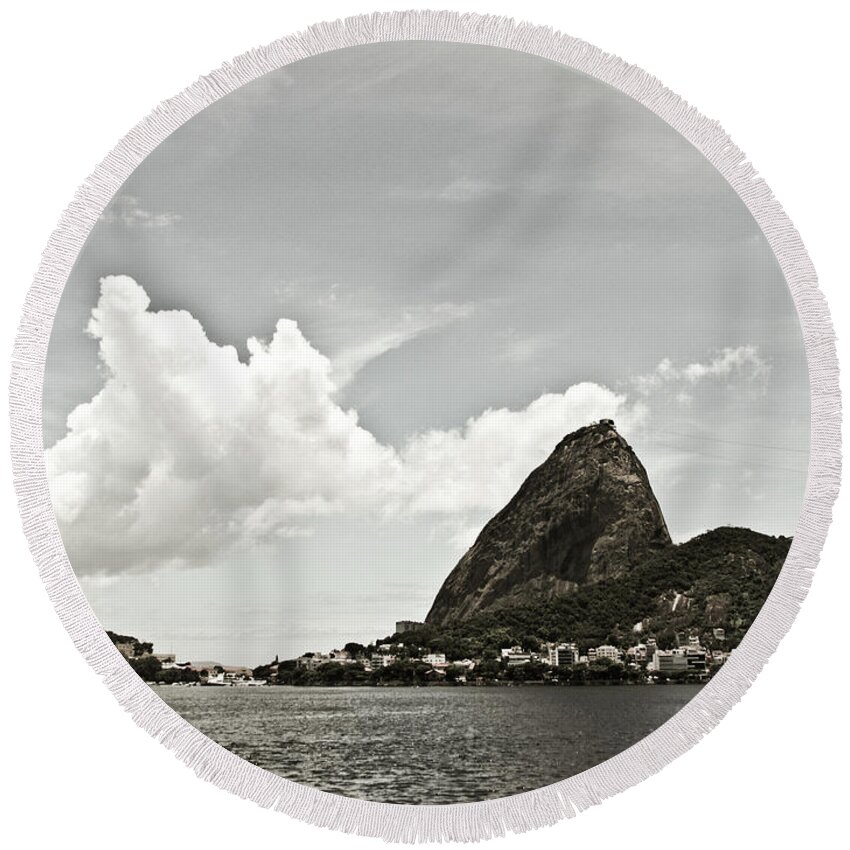 Riodejaneiro Round Beach Towel featuring the photograph Rio de Janeiro #84 by Cesar Vieira
