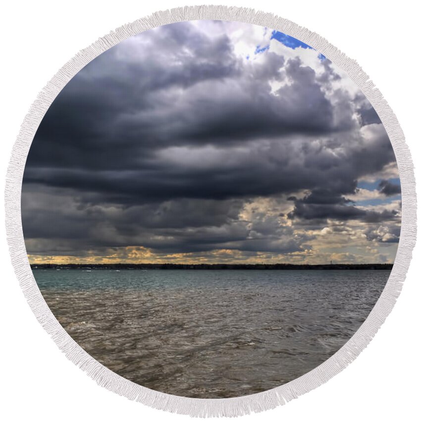 Buffalo Round Beach Towel featuring the photograph Almost Surreal by Michael Frank Jr