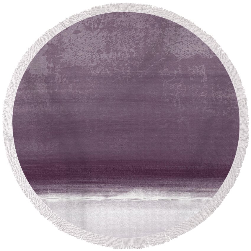 Amethyst Round Beach Towels