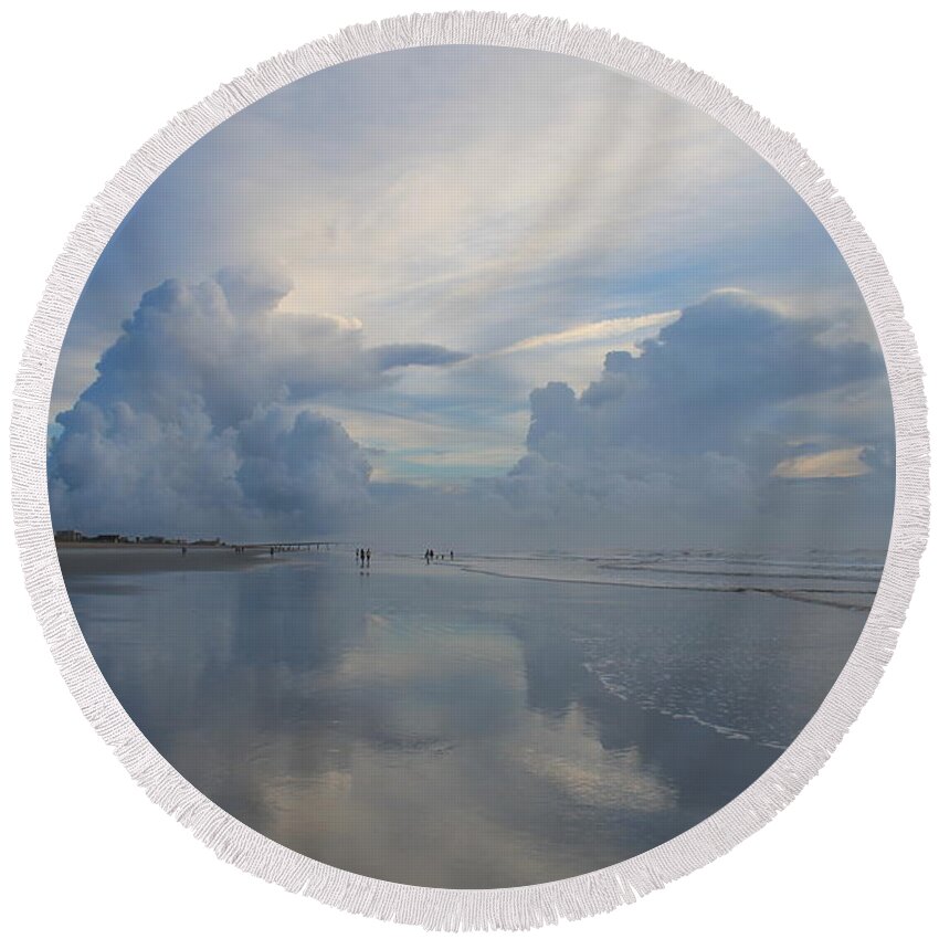  Round Beach Towel featuring the photograph Another World by LeeAnn Kendall