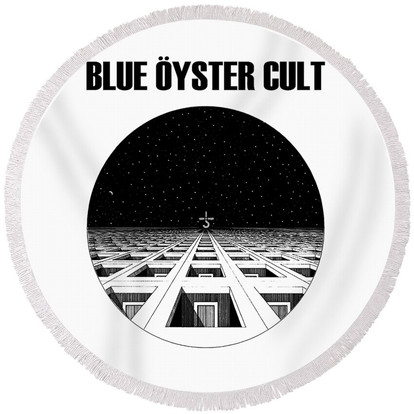 Blue Oyster Cult Round Beach Towels