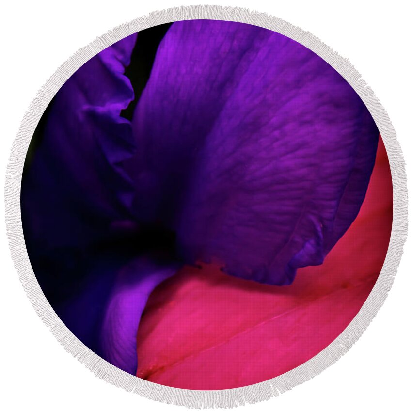 Flowers Round Beach Towel featuring the photograph Bold and Beautiful by Judi Kubes