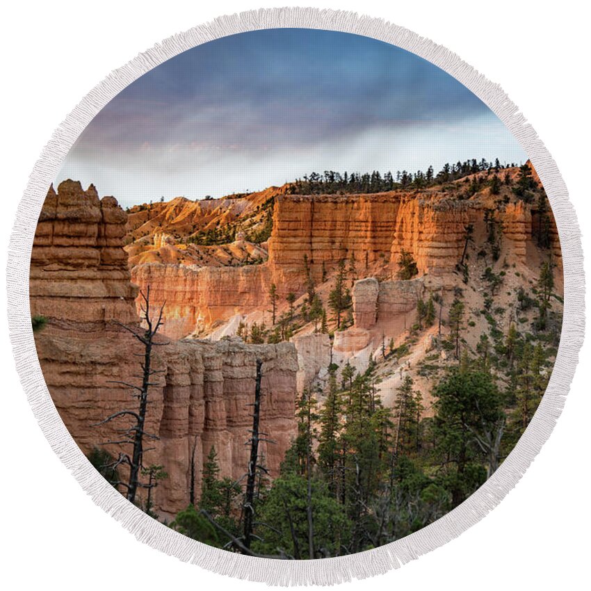 Bryce Canyon Round Beach Towel featuring the photograph Bryce Canyon 4 by Phil Abrams