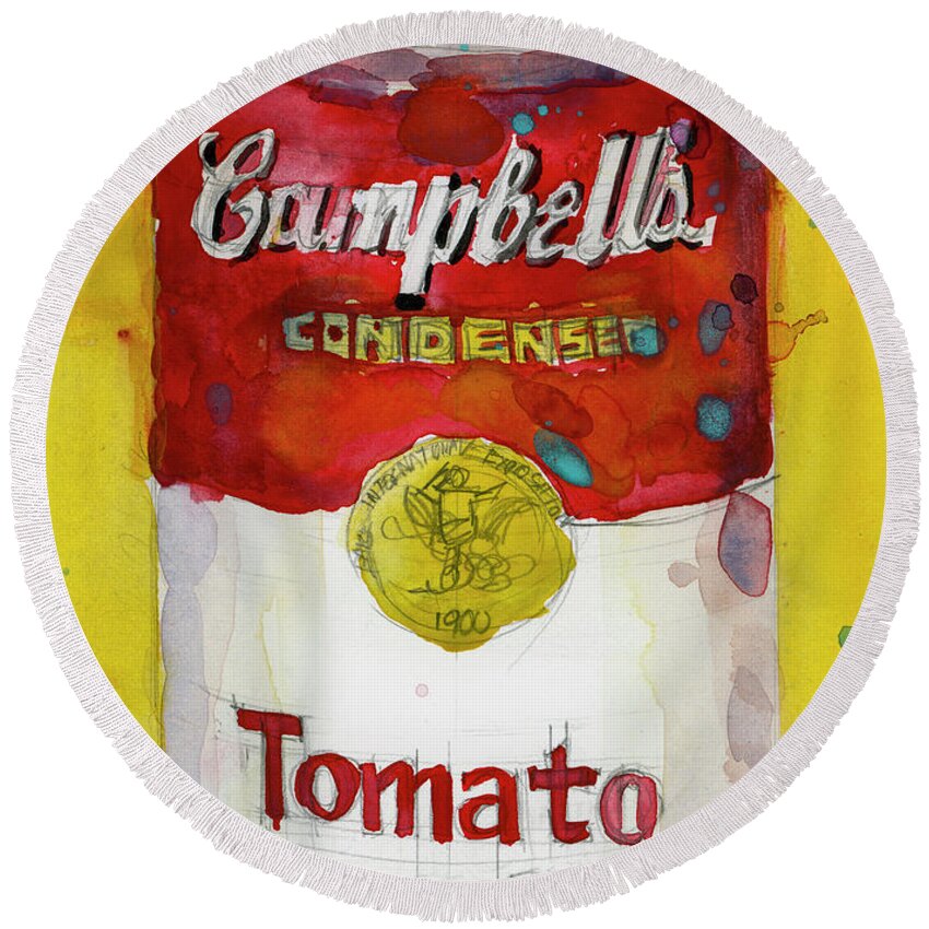 Campbell Soup Round Beach Towels