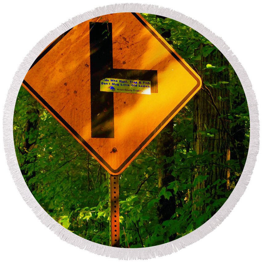 Designs Similar to Caution T Junction Road Sign