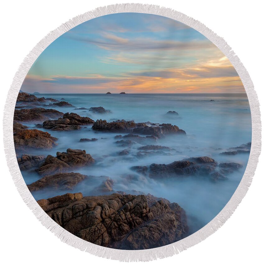 American Landscapes Round Beach Towel featuring the photograph Clement by Jonathan Nguyen