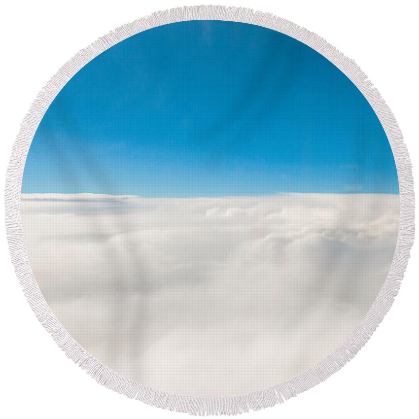  Round Beach Towel featuring the photograph Cloud by Fernanda Yanguas