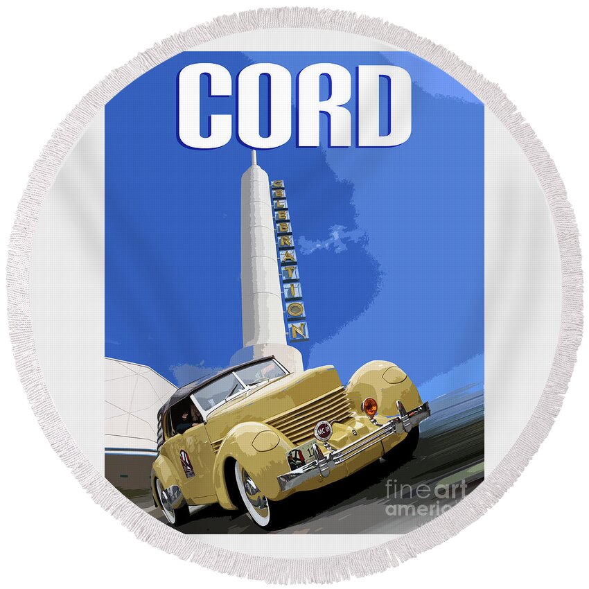 Cord Round Beach Towel featuring the photograph Cord by Tom Griffithe
